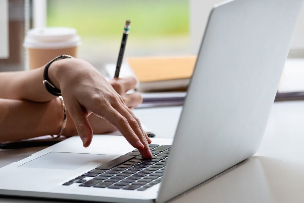 spending time online