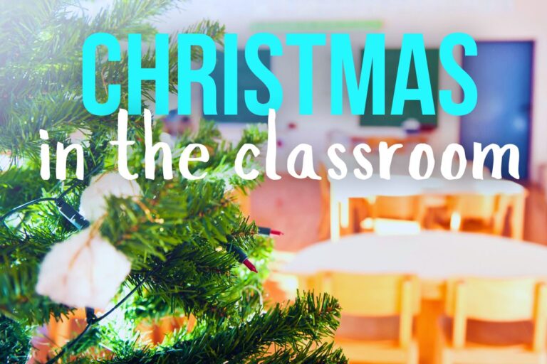 Christmas Ideas in the Classroom: Games + Activities